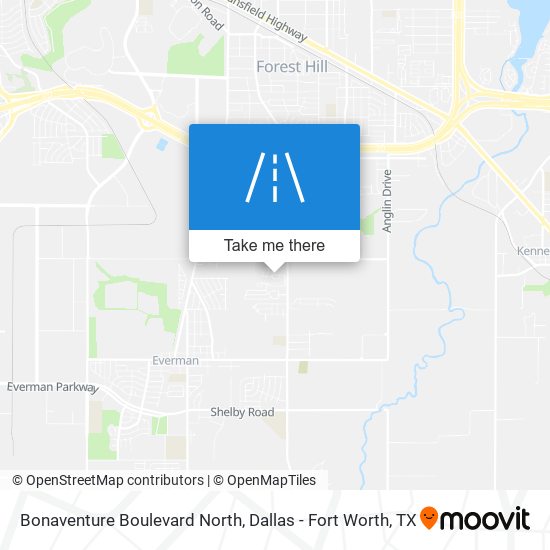 Mapa de Bonaventure Boulevard North