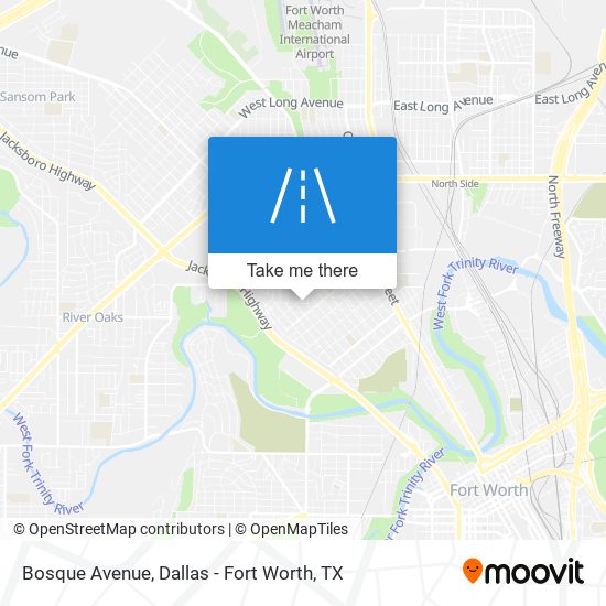 Bosque Avenue map