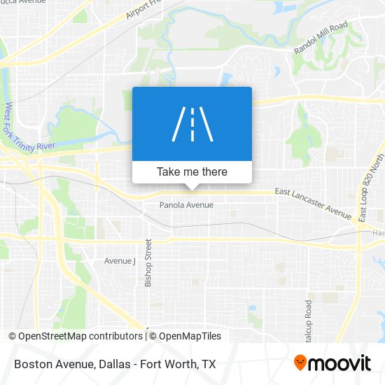 Mapa de Boston Avenue