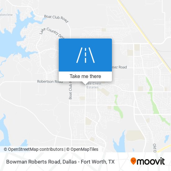Bowman Roberts Road map
