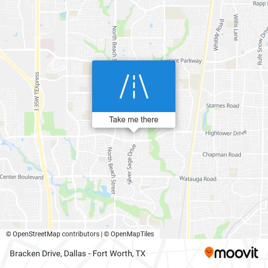 Bracken Drive map