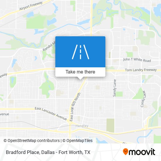 Bradford Place map