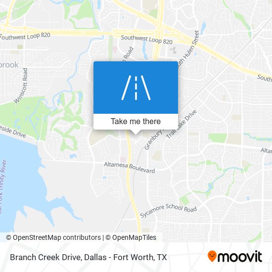 Branch Creek Drive map