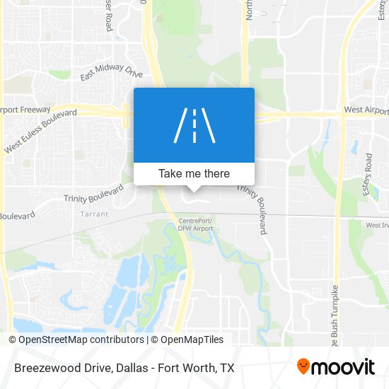 Breezewood Drive map