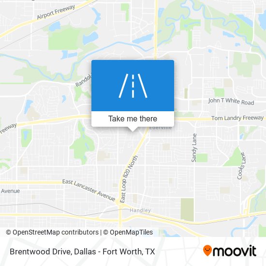 Brentwood Drive map