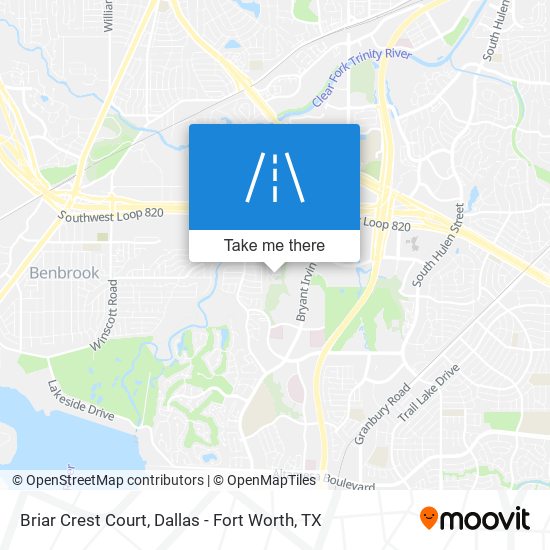 Briar Crest Court map