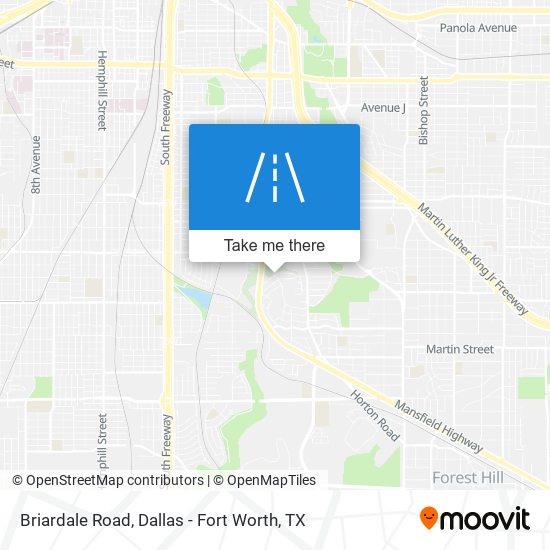 Briardale Road map