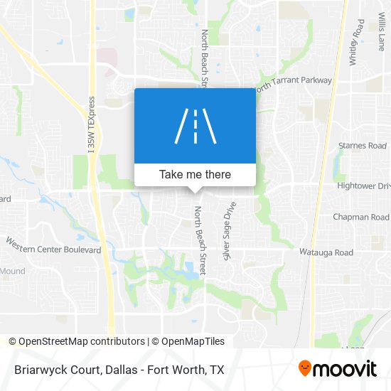 Briarwyck Court map