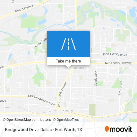 Bridgewood Drive map