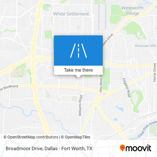 Mapa de Broadmoor Drive
