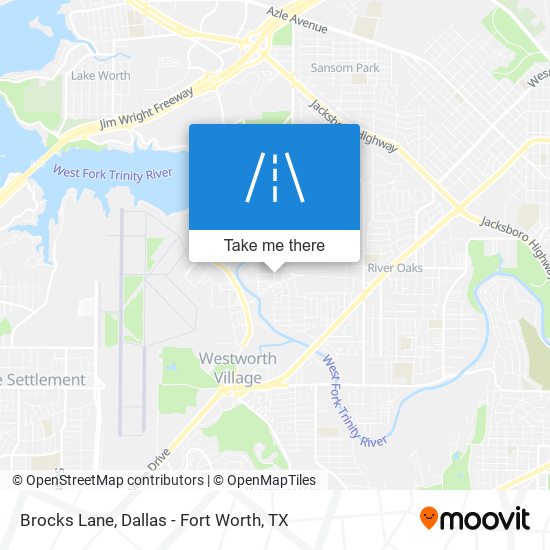 Mapa de Brocks Lane