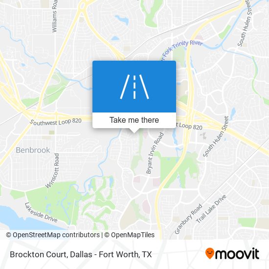 Mapa de Brockton Court