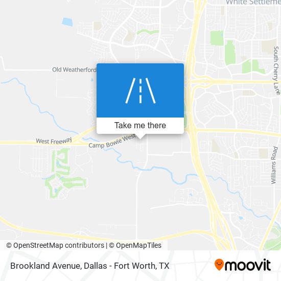 Mapa de Brookland Avenue