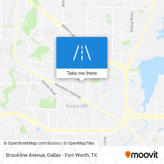 Mapa de Brookline Avenue
