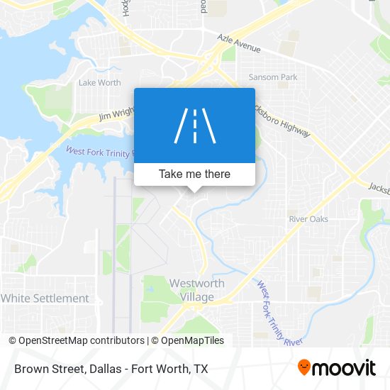 Brown Street map