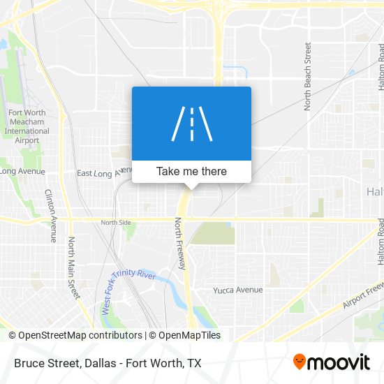 Bruce Street map