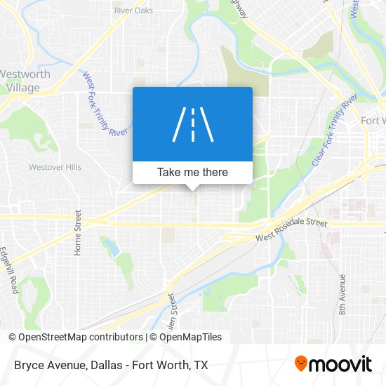 Bryce Avenue map
