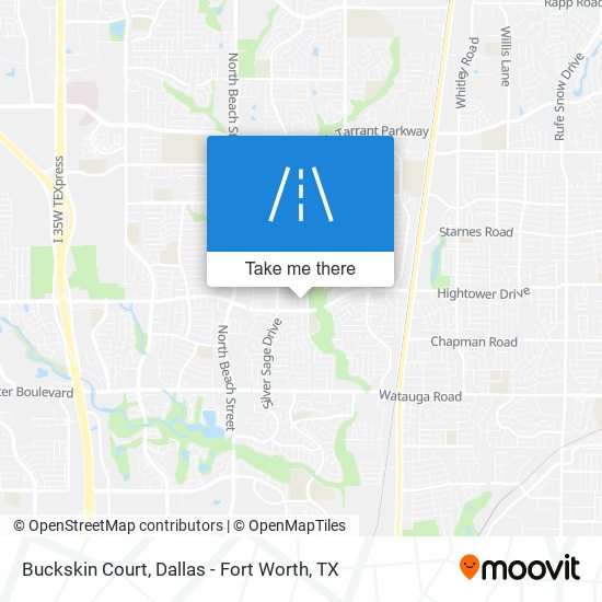 Buckskin Court map