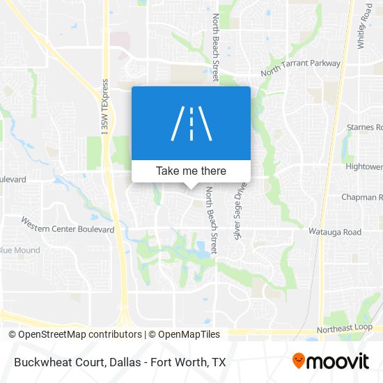 Buckwheat Court map