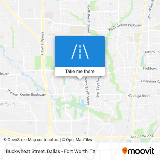 Mapa de Buckwheat Street