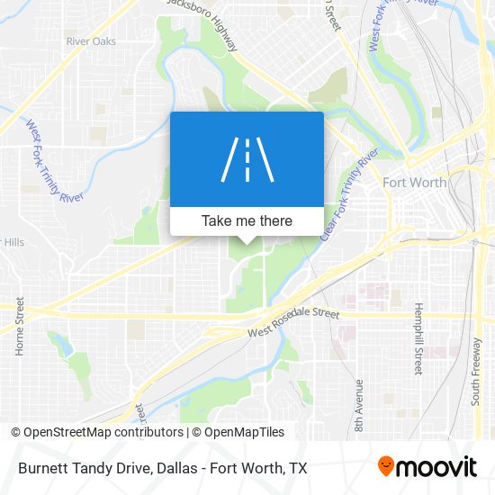 Mapa de Burnett Tandy Drive