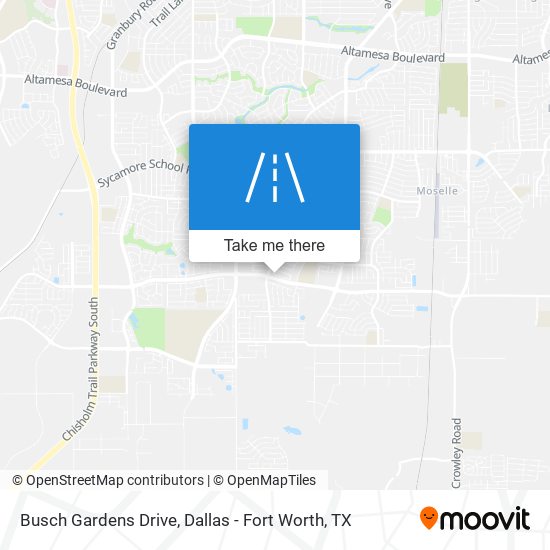 Busch Gardens Drive map