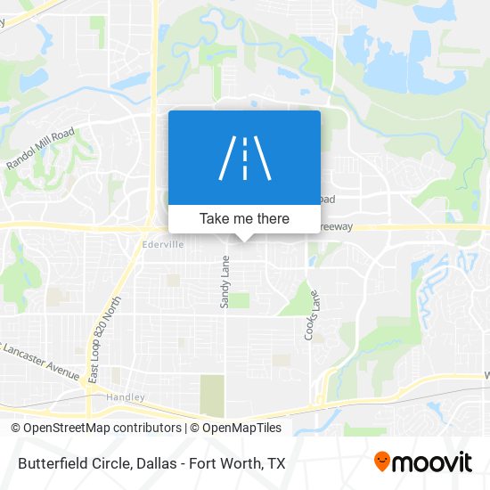 Butterfield Circle map