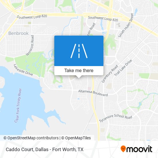 Caddo Court map