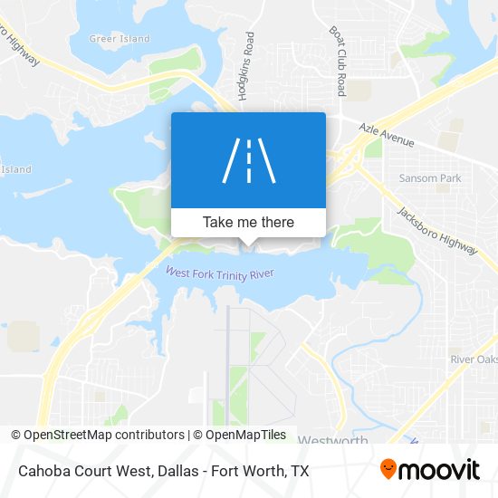 Cahoba Court West map