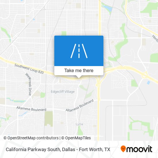 California Parkway South map