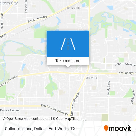 Callaston Lane map