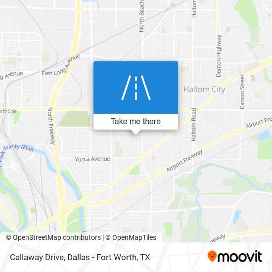 Callaway Drive map