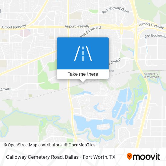 Mapa de Calloway Cemetery Road
