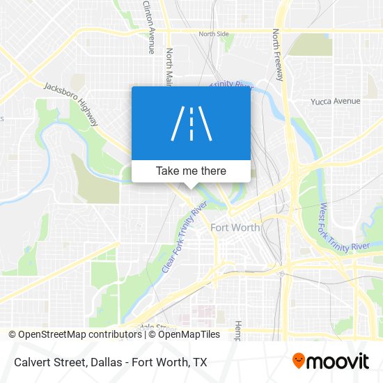 Calvert Street map