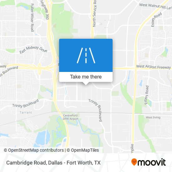 Mapa de Cambridge Road