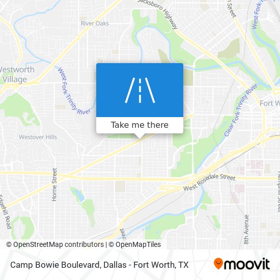 Mapa de Camp Bowie Boulevard
