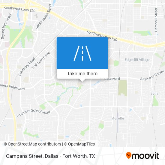 Campana Street map