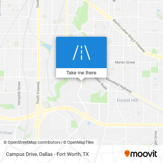 Campus Drive map