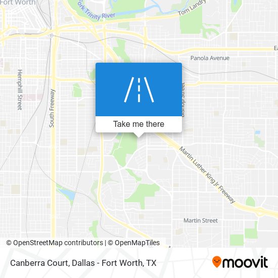Mapa de Canberra Court