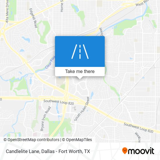Candlelite Lane map