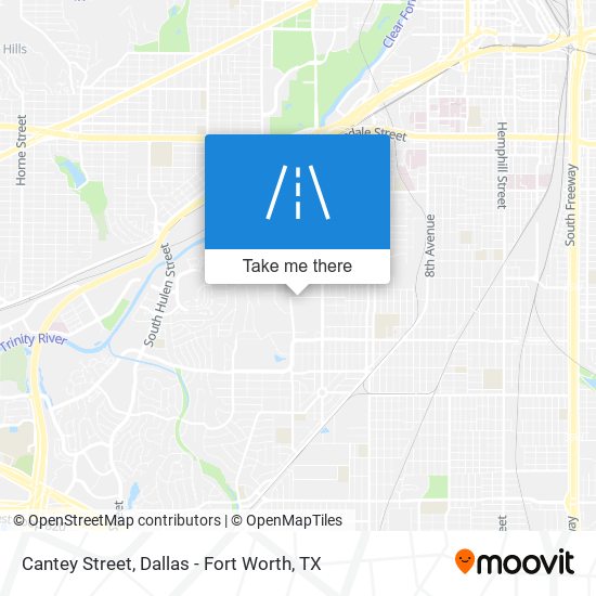 Cantey Street map