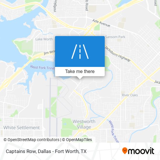 Captains Row map