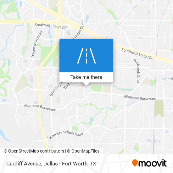 Mapa de Cardiff Avenue