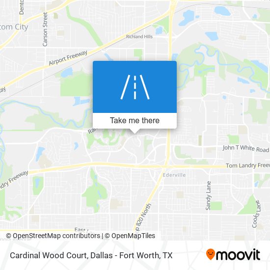Cardinal Wood Court map