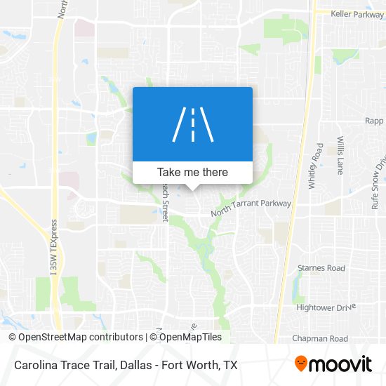 Carolina Trace Trail map