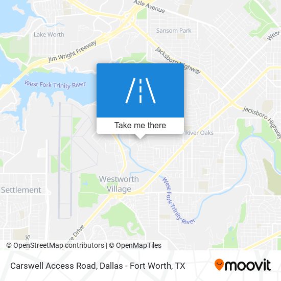 Mapa de Carswell Access Road