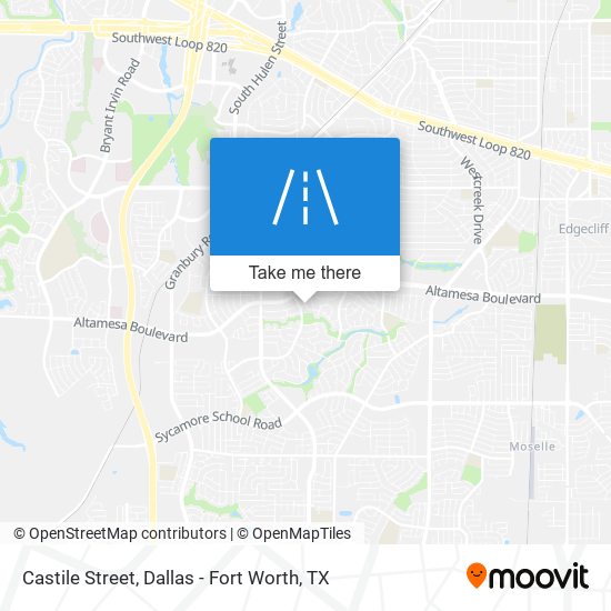 Castile Street map
