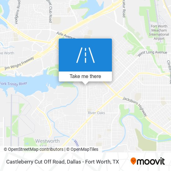 Mapa de Castleberry Cut Off Road
