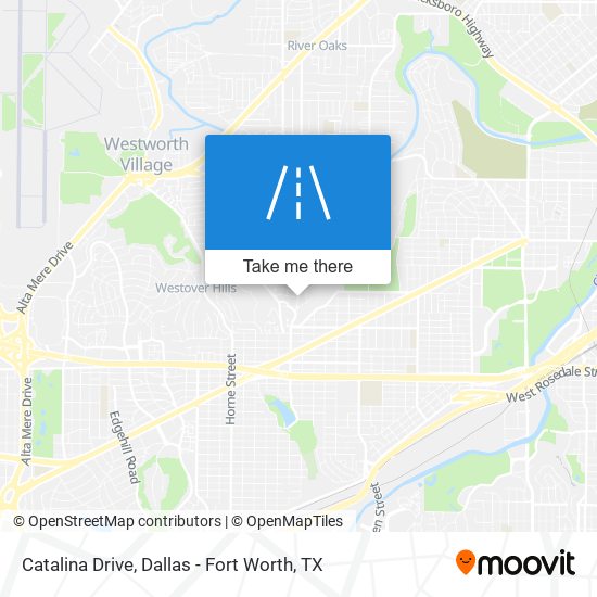 Catalina Drive map