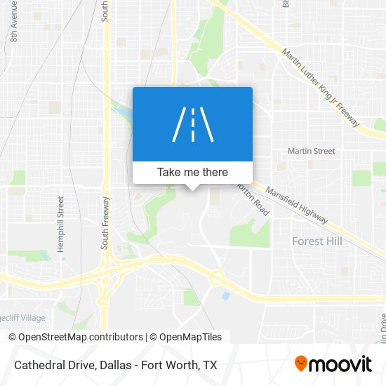 Cathedral Drive map